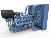 Промышленный двигатель Weichai 12M33D1108E200 для генераторов 1125/900 кВА/кВт (мощность двигателя: 1007-1107,7 кВт 1500 об/мин)