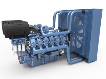 Промышленный двигатель Weichai 12M33D1210E200 для генераторов 1250/1000 кВА/кВт (мощность двигателя: 1100-1210 кВт 1500 об/мин)